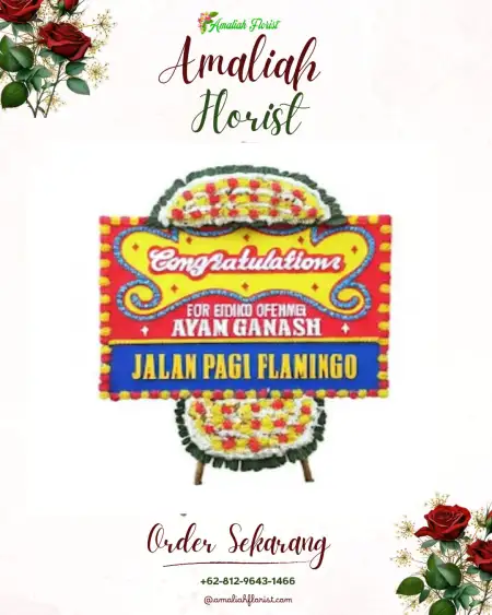 Sewa Papan Bunga Mlinjeng